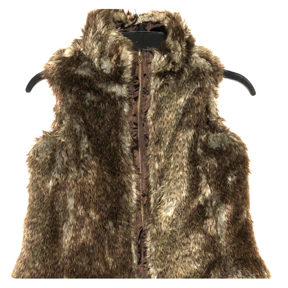 Faux Fur Winter Vest by Gap kids